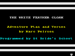 White Feather Cloak, The (1992)(Zenobi Software)